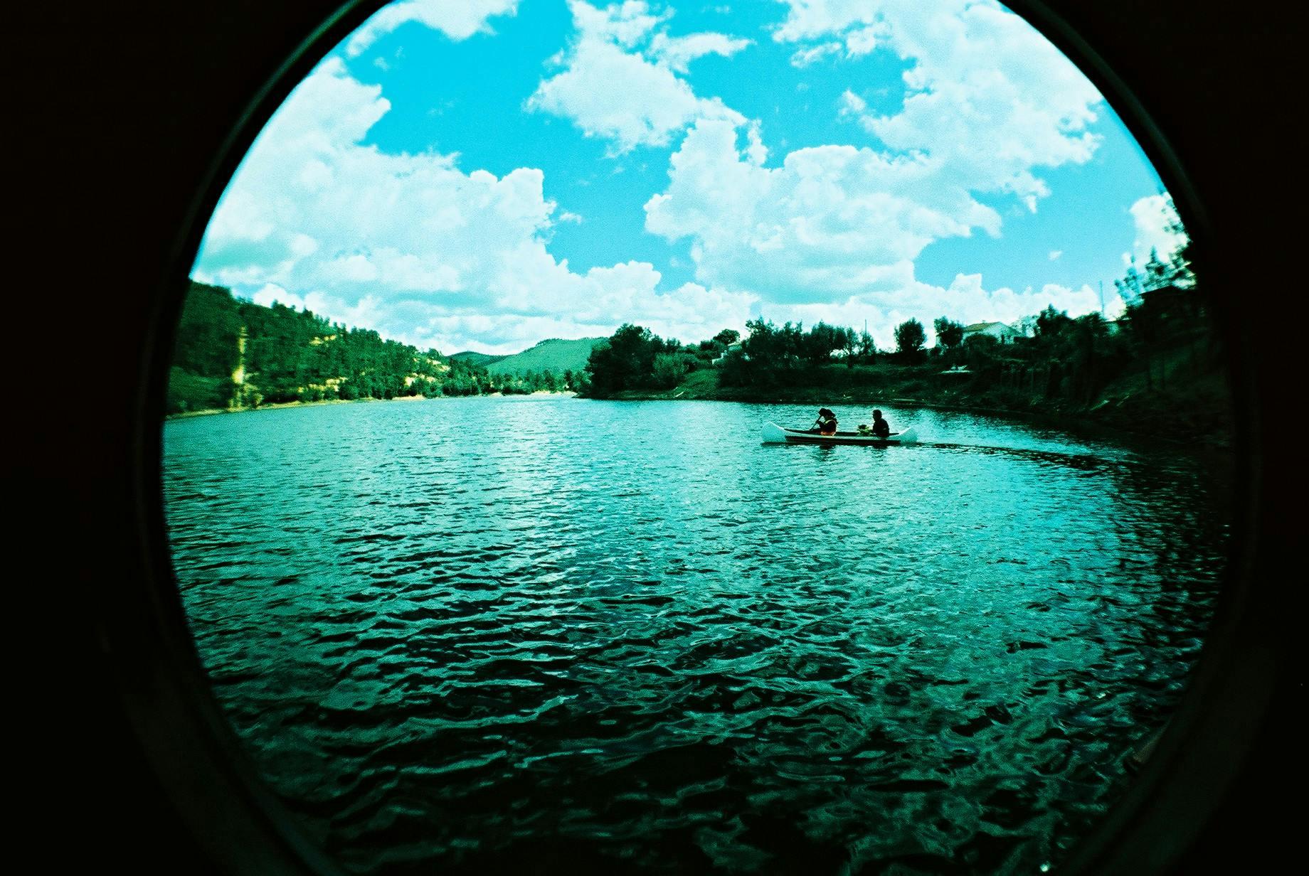 Fisheye Lens Photo of River